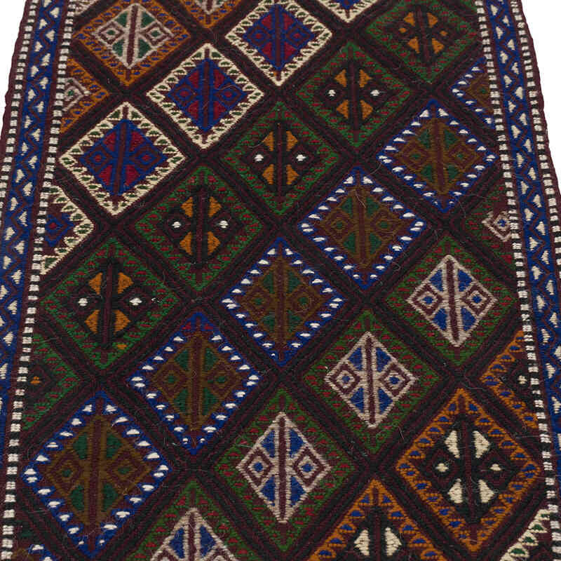 Vintage Turkish Hand-Knotted Rug - 1' 8" x 3'  (20" x 36") - K0079529
