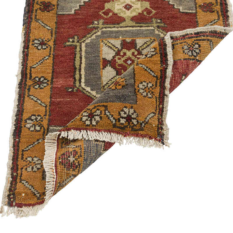 Vintage Turkish Hand-Knotted Rug - 1' 9" x 2' 7" (21" x 31") - K0079535