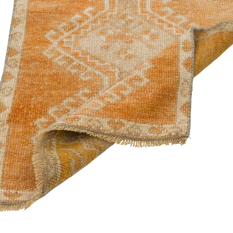 Alfombra Vintage Turca Anudada a Mano - 52 cm x 87 cm - K0079543
