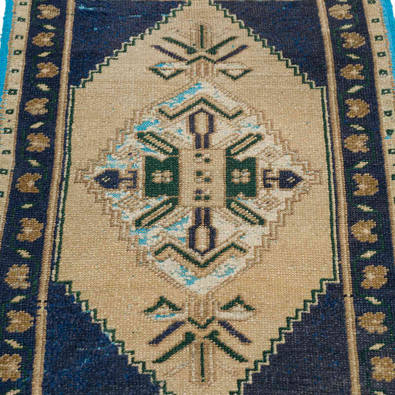 Vintage Turkish Hand-Knotted Rug - 1' 8" x 3' 1" (20" x 37") - K0079544