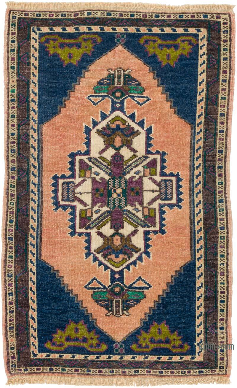 Vintage Turkish Hand-Knotted Rug - 1' 10" x 2' 11" (22" x 35") - K0079545