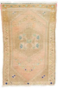El Dokuma Vintage Halı - 56 cm x 84 cm