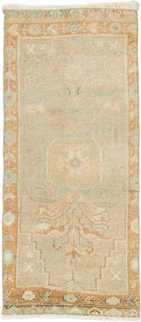 El Dokuma Vintage Halı - 44 cm x 96 cm