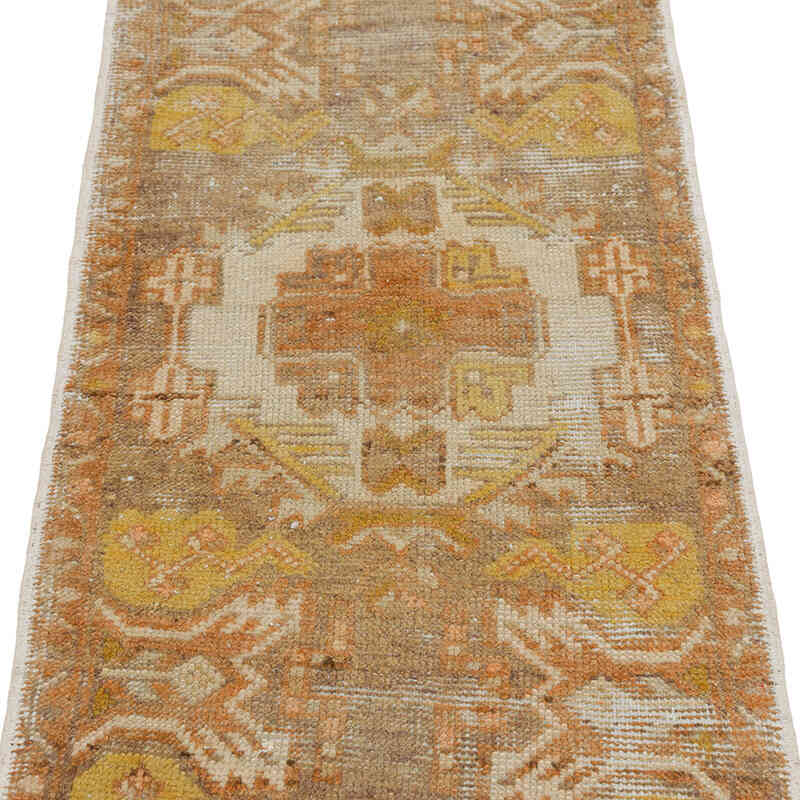 Vintage Turkish Hand-Knotted Rug - 1' 7" x 2' 9" (19" x 33") - K0079558