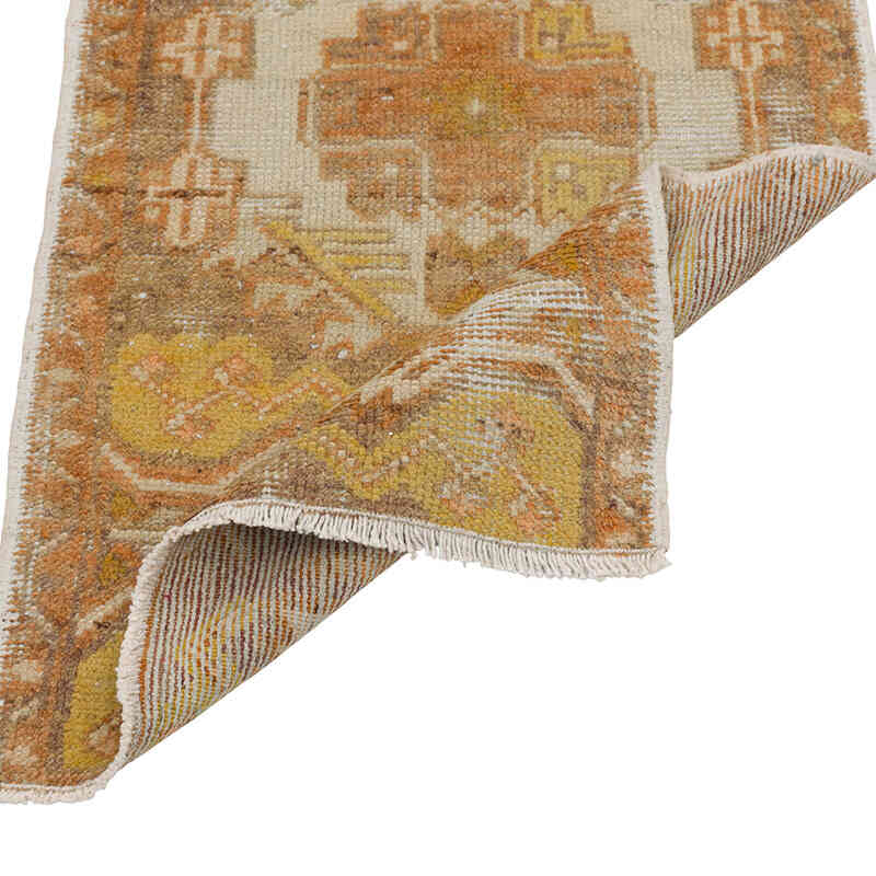 Vintage Turkish Hand-Knotted Rug - 1' 7" x 2' 9" (19" x 33") - K0079558