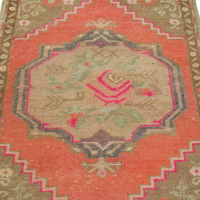 Vintage Turkish Hand-Knotted Rug - 1' 10" x 3' 10" (22" x 46") - K0079565