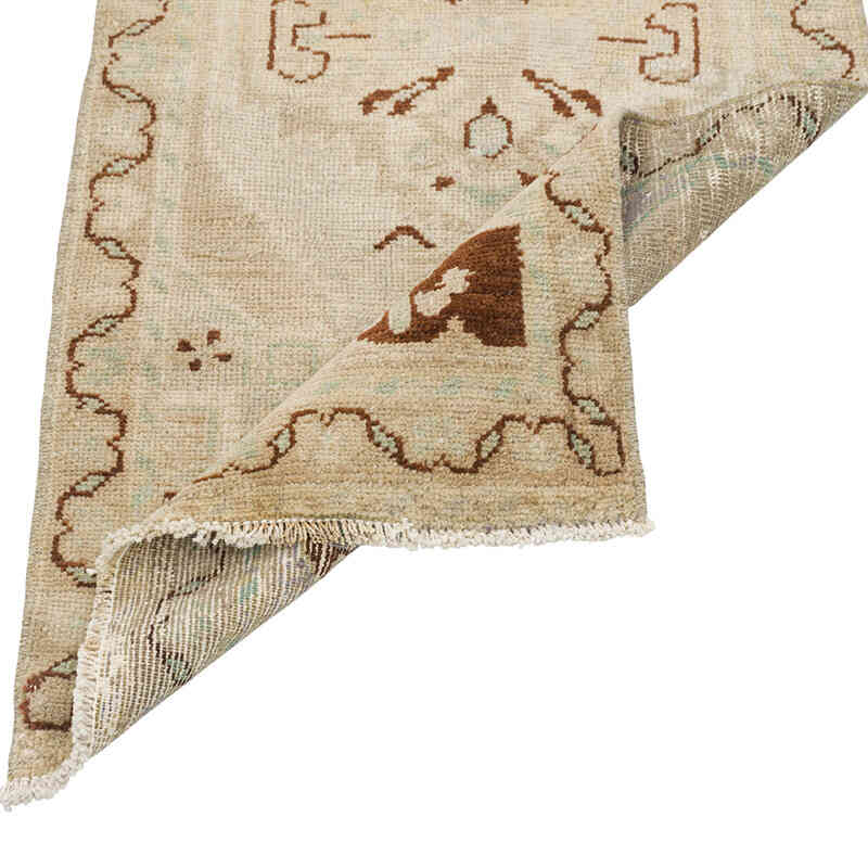 Alfombra Vintage Turca Anudada a Mano - 50 cm x 110 cm - K0079573