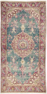 El Dokuma Vintage Halı - 50 cm x 99 cm