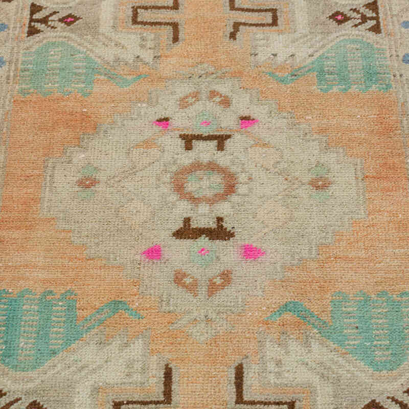Vintage Turkish Hand-Knotted Rug - 1' 8" x 2' 10" (20" x 34") - K0079576