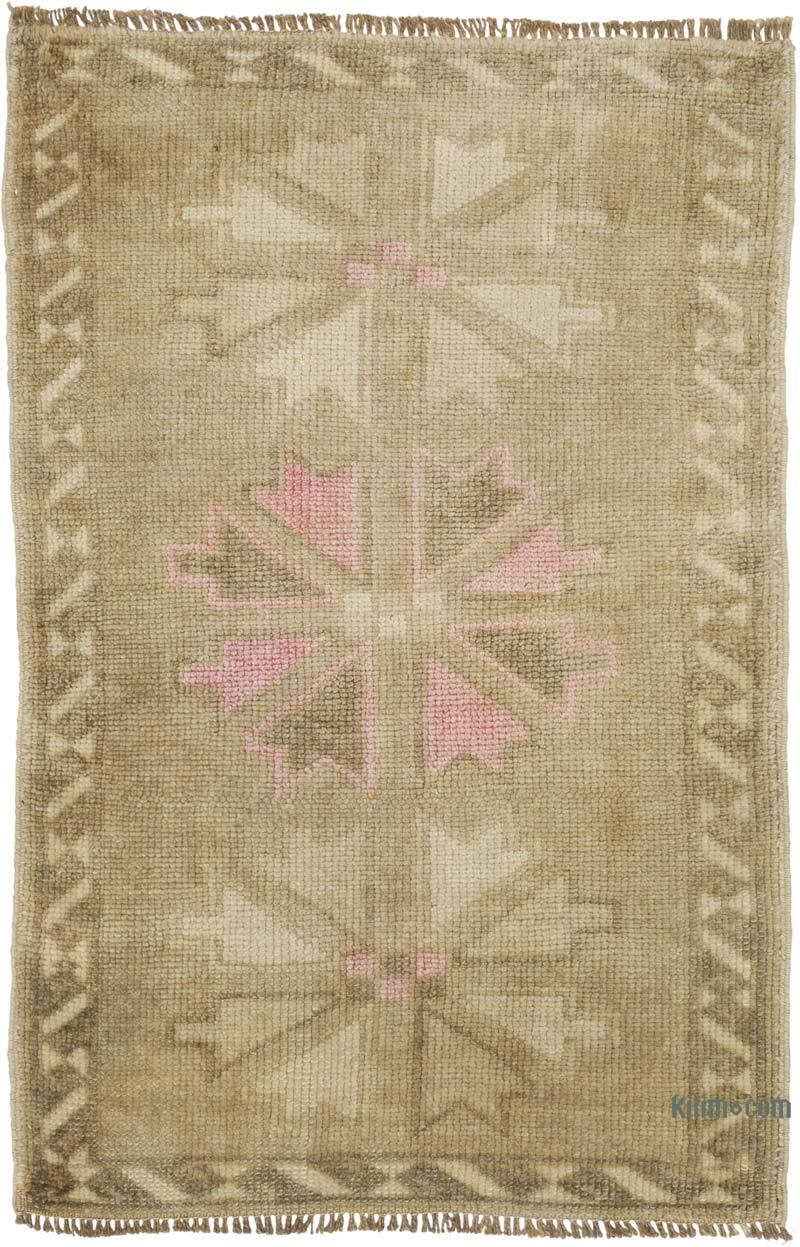 Vintage Turkish Hand-Knotted Rug - 1' 8" x 2' 7" (20" x 31") - K0079579