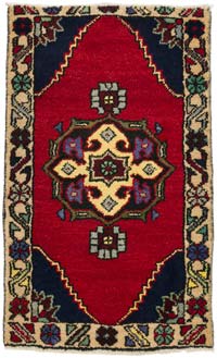 El Dokuma Vintage Halı - 55 cm x 89 cm