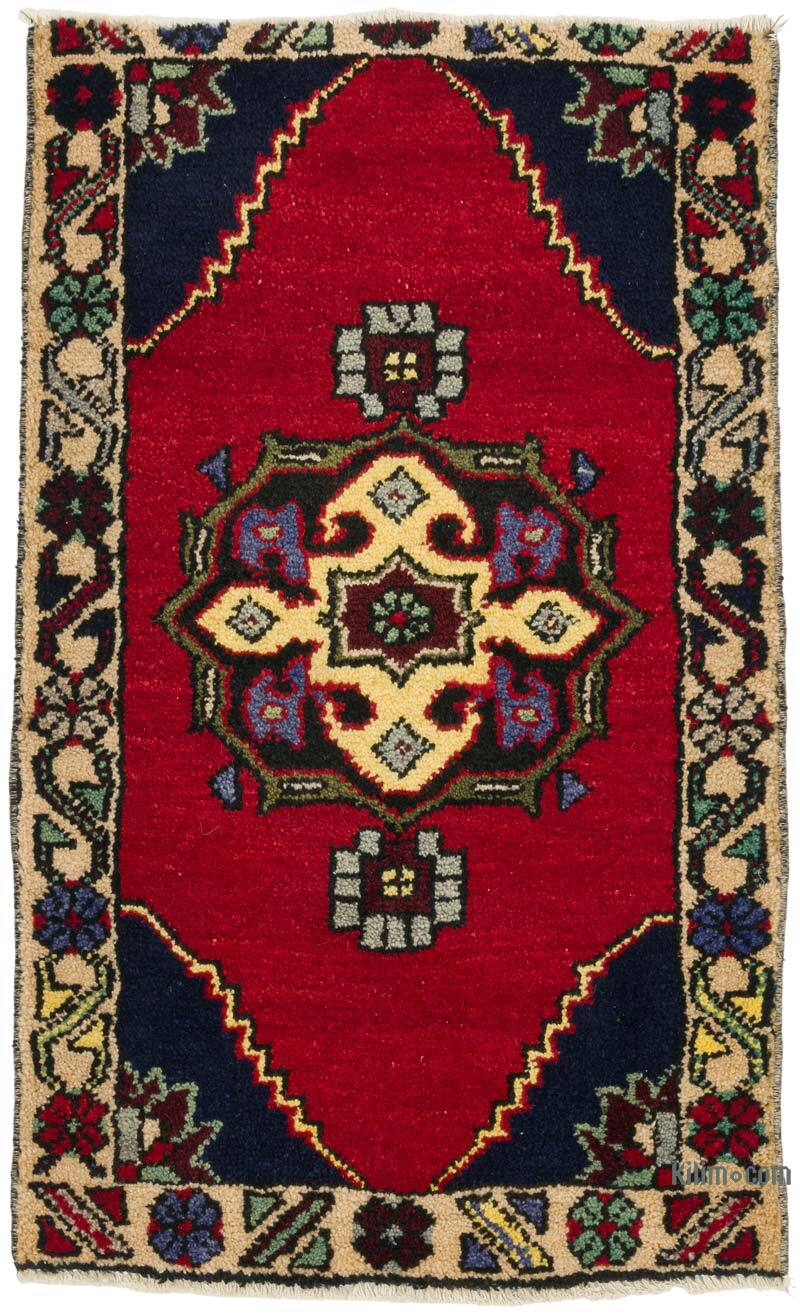 Vintage Turkish Hand-Knotted Rug - 1' 10" x 2' 11" (22" x 35") - K0079583