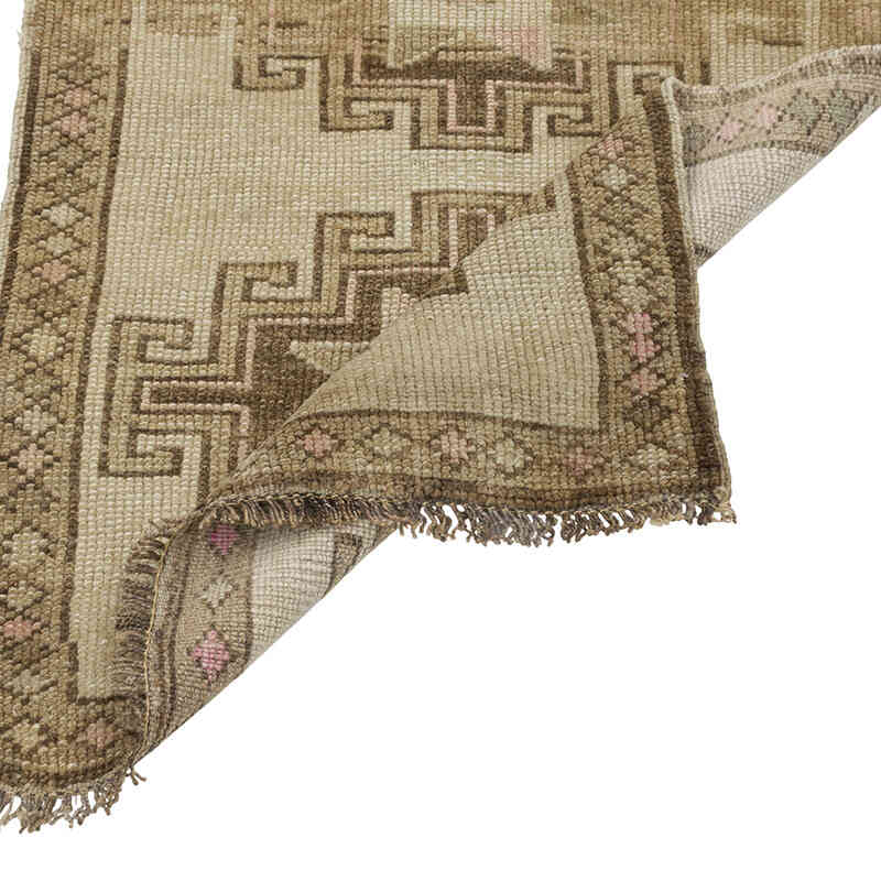 Alfombra Vintage Turca Anudada a Mano - 57 cm x 77 cm - K0079587