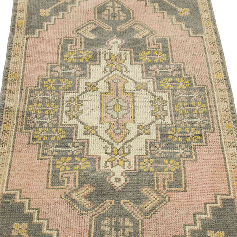 Vintage Turkish Hand-Knotted Rug - 1' 10" x 3' 8" (22" x 44") - K0079594