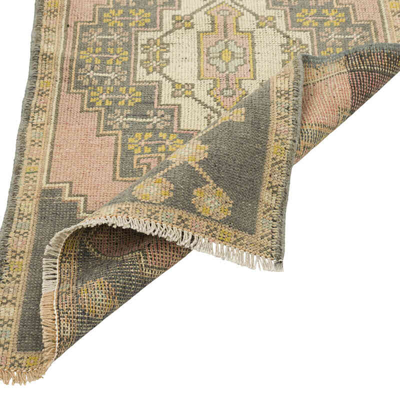 Vintage Turkish Hand-Knotted Rug - 1' 10" x 3' 8" (22" x 44") - K0079594