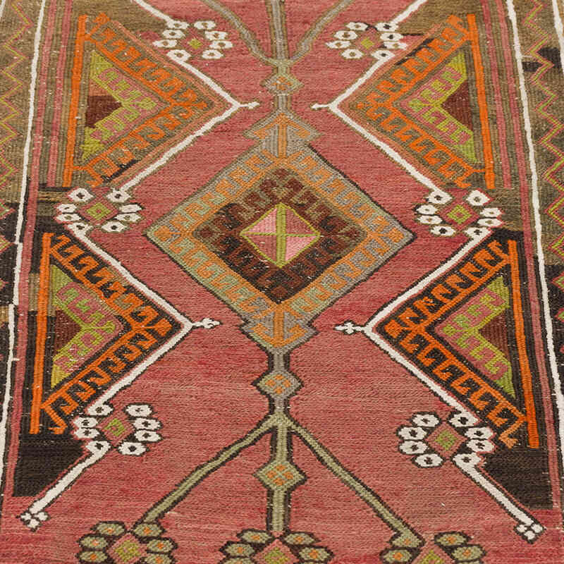 El Dokuma Vintage Halı - 52 cm x 81 cm - K0079595