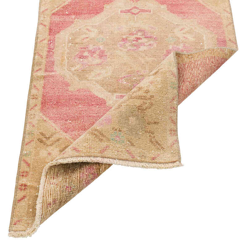 Alfombra Vintage Turca Anudada a Mano - 51 cm x 94 cm - K0079598