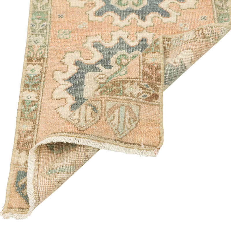 Alfombra Vintage Turca Anudada a Mano - 44 cm x 89 cm - K0079600