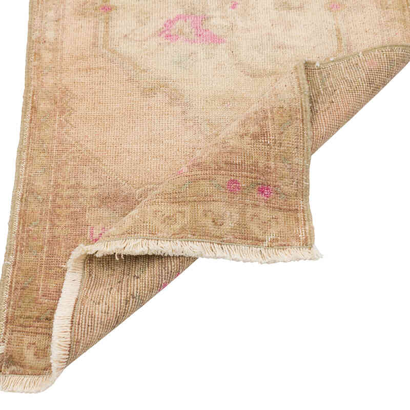 Vintage Turkish Hand-Knotted Rug - 1' 8" x 3' 7" (20" x 43") - K0079602