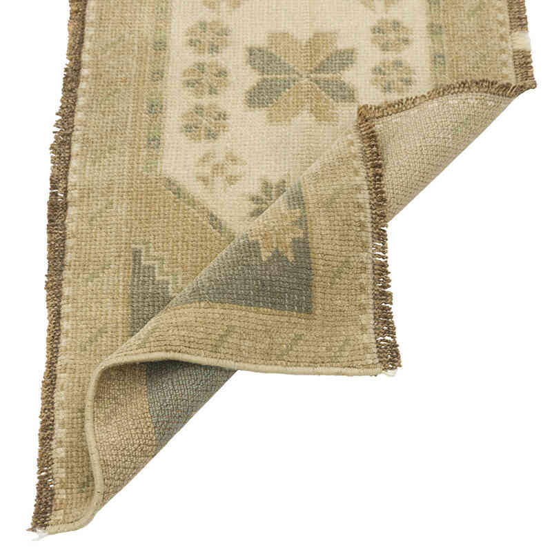 Alfombra Vintage Turca Anudada a Mano - 40 cm x 92 cm - K0079603