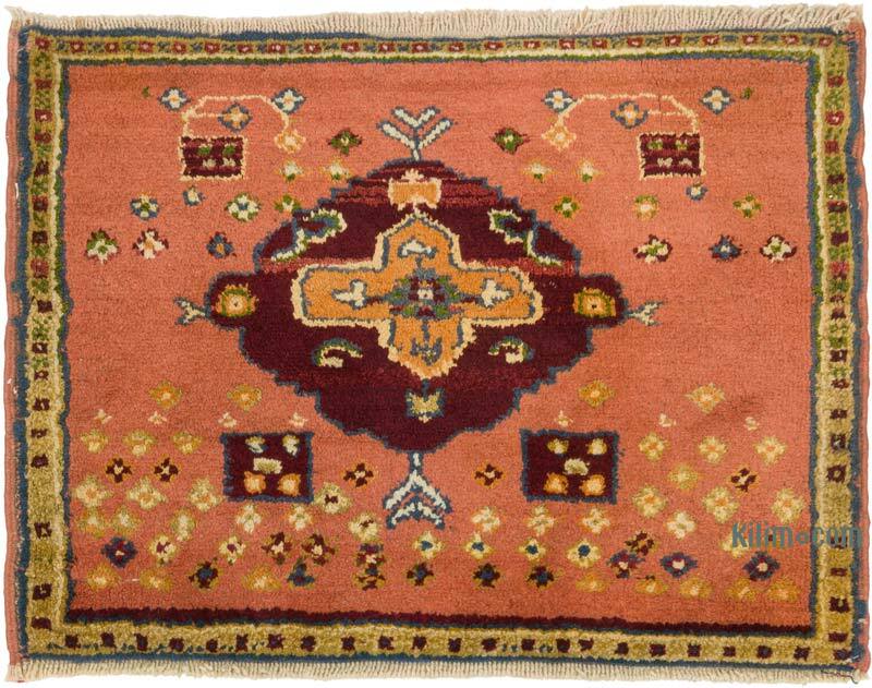 Alfombra Vintage Turca Anudada a Mano - 74 cm x 53 cm - K0079624