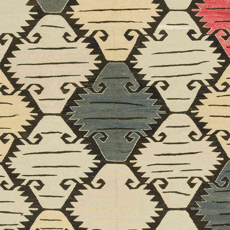 New Handwoven Turkish Kilim Rug - 6' 9" x 9' 9" (81" x 117") - K0080073