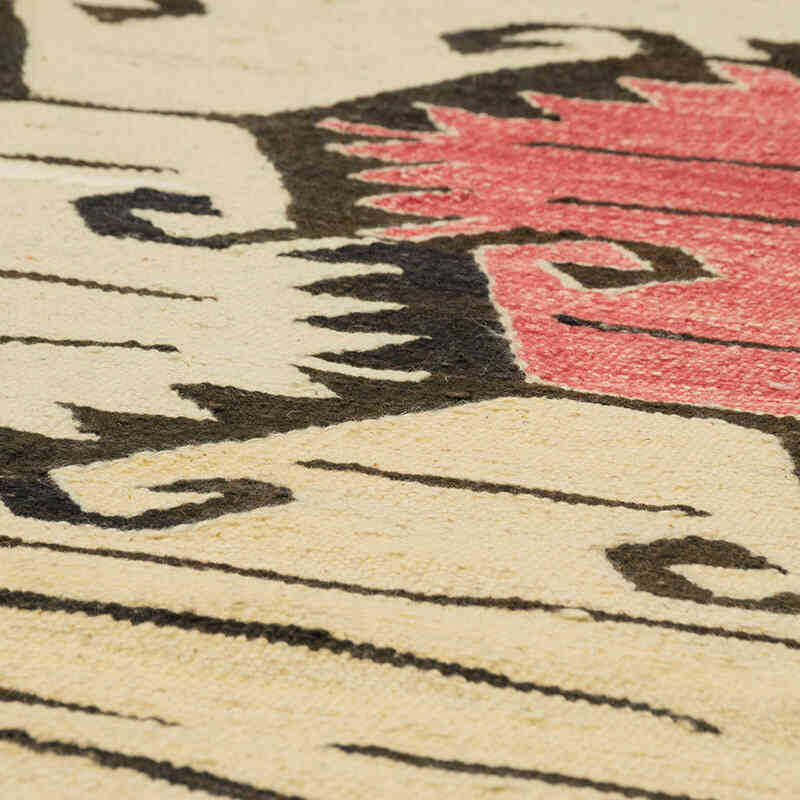 New Handwoven Turkish Kilim Rug - 6' 9" x 9' 9" (81" x 117") - K0080073