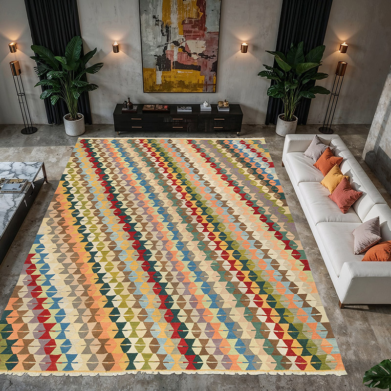Nueva Alfombra Turca Kilim - 355 cm x 447 cm - K0080076