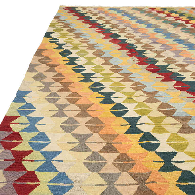 Nueva Alfombra Turca Kilim - 355 cm x 447 cm - K0080076