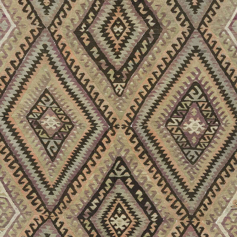 Vintage Fethiye Kilim Rug - 4' 7" x 9' 1" (55" x 109") - K0080078