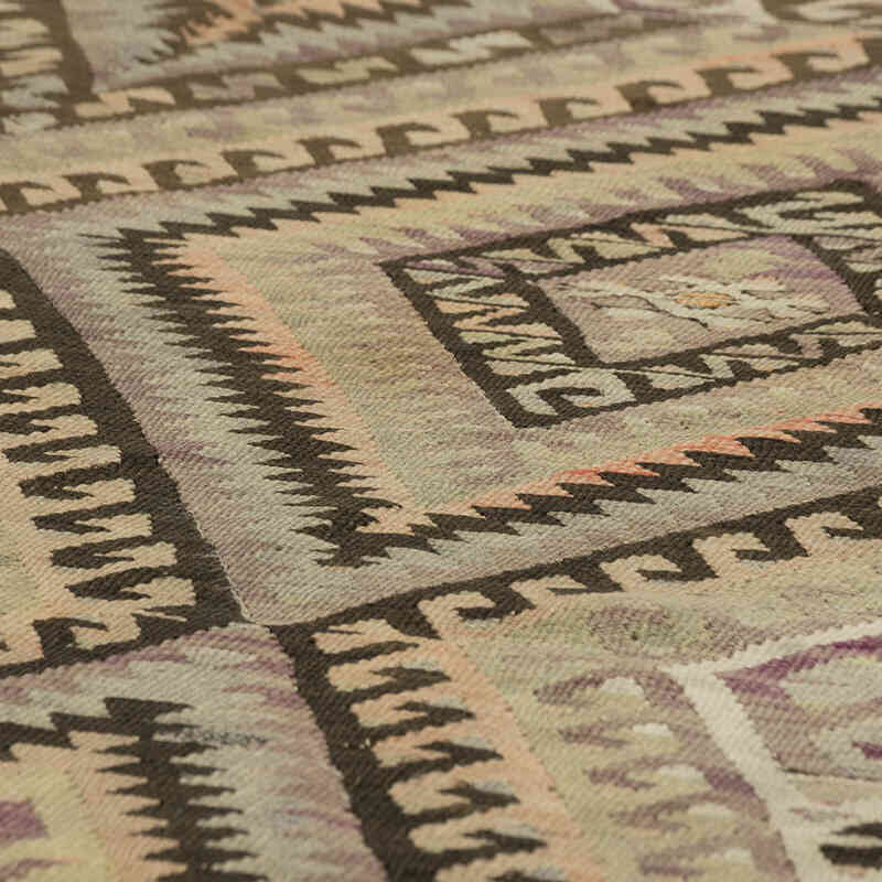 Vintage Fethiye Kilim Rug - 4' 7" x 9' 1" (55" x 109") - K0080078