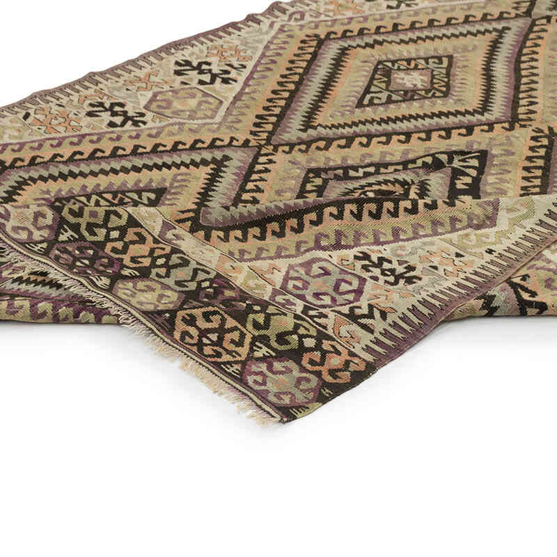 Vintage Fethiye Kilim Rug - 4' 7" x 9' 1" (55" x 109") - K0080078