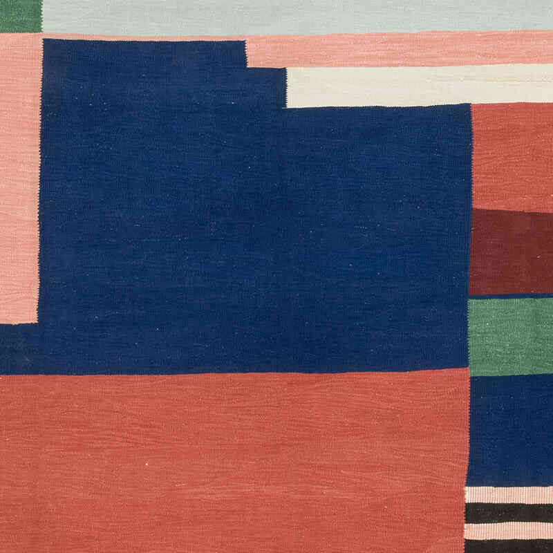 New Handwoven Turkish Kilim Rug - 8' 5" x 11' 6" (101" x 138") - K0080083
