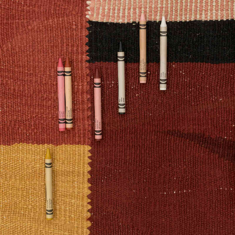 New Handwoven Turkish Kilim Rug - 8' 5" x 11' 6" (101" x 138") - K0080083