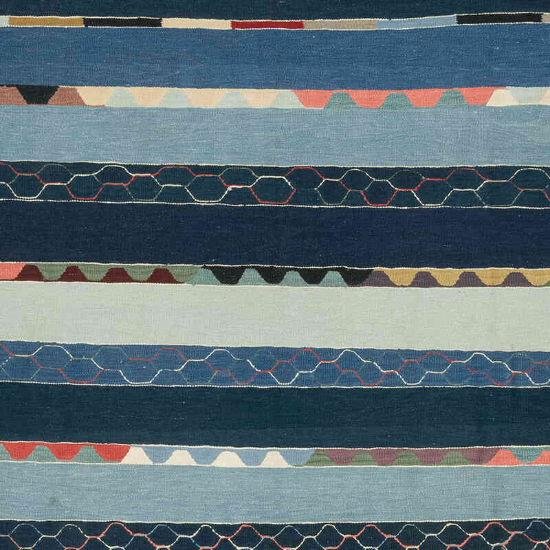New Handwoven Turkish Kilim Rug - 8' 2" x 11' 1" (98" x 133") - K0080085