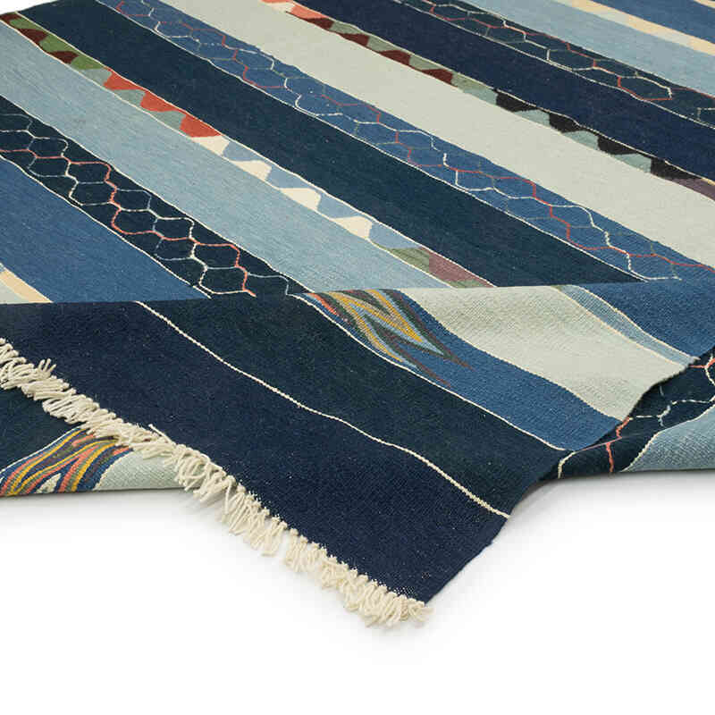 New Handwoven Turkish Kilim Rug - 8' 2" x 11' 1" (98" x 133") - K0080085