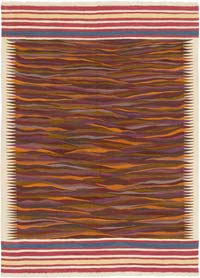New Handwoven Turkish Kilim Rug - 6' 1" x 8' 2" (73" x 98")