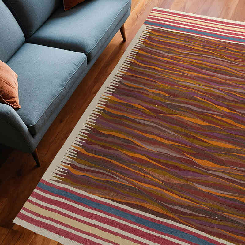 Yeni Kök Boya El Dokuma Kilim - 185 cm x 250 cm - K0080087