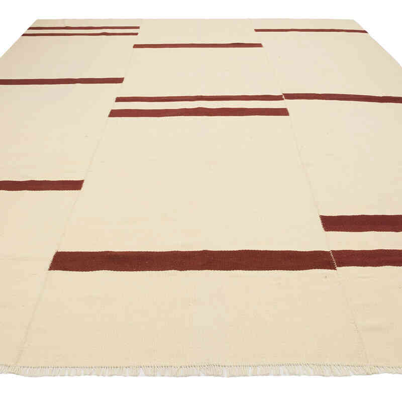 New Turkish Kilim Rug - 8' 10" x 11' 7" (106" x 139") - K0080092