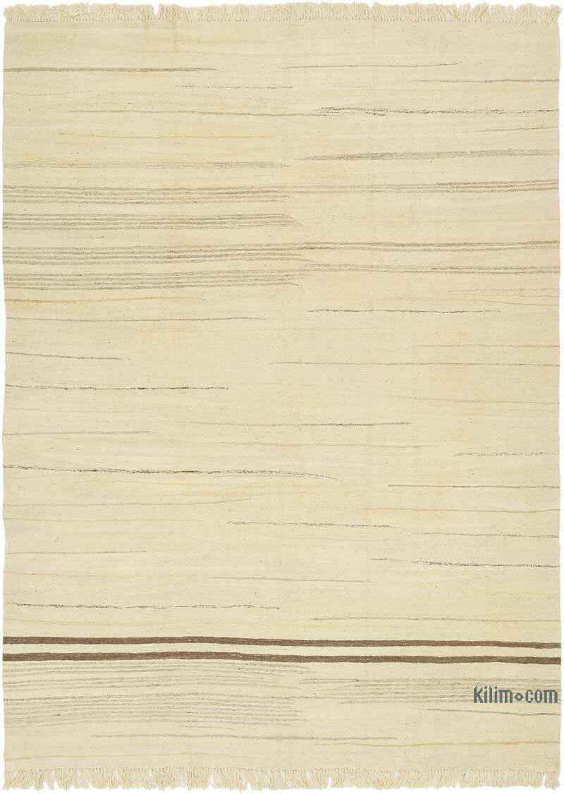 New Handwoven Turkish Kilim Rug - 8' 1" x 11' 2" (97" x 134") - K0080094