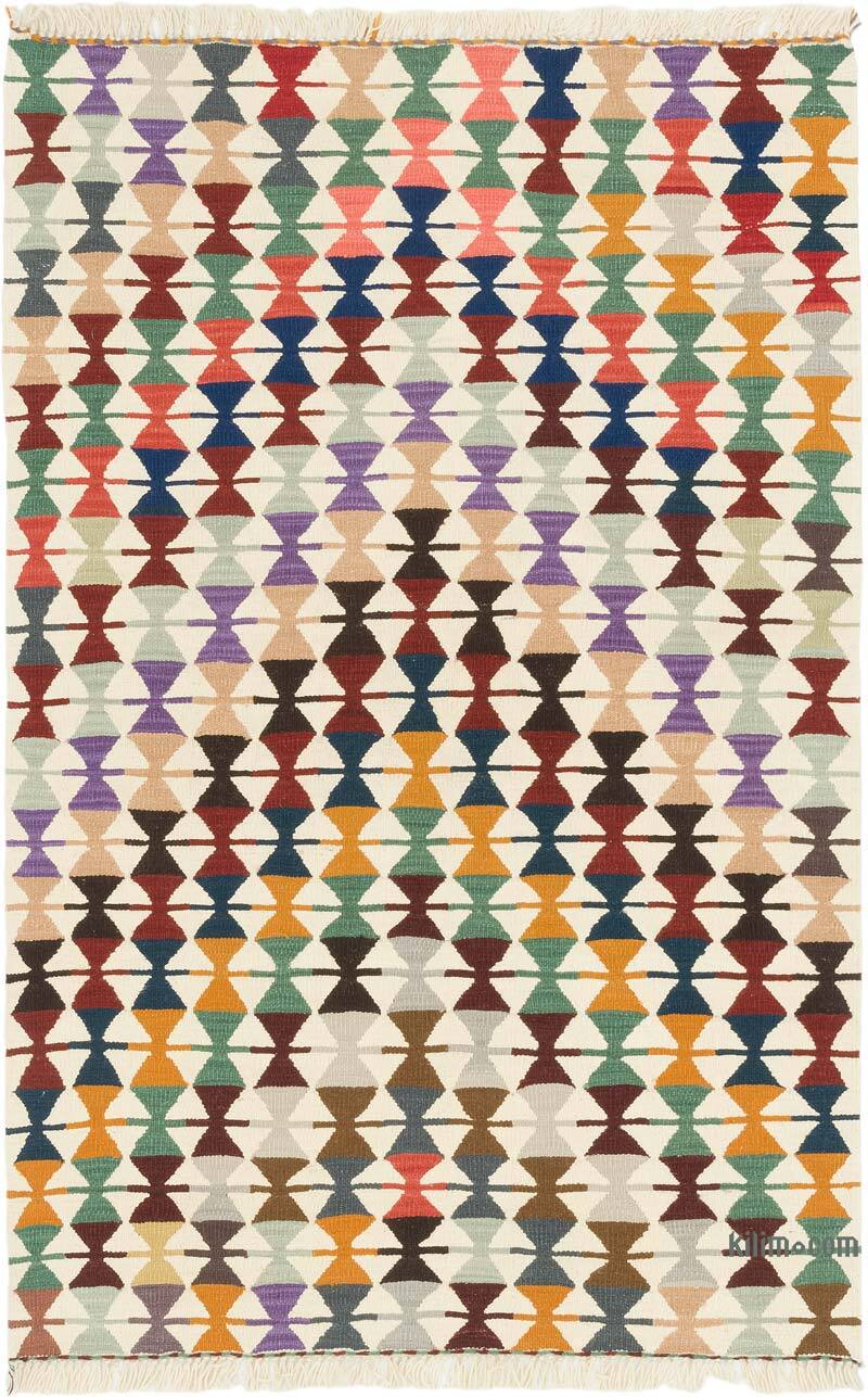 Yeni Kök Boya El Dokuma Kilim - 121 cm x 188 cm - K0080095