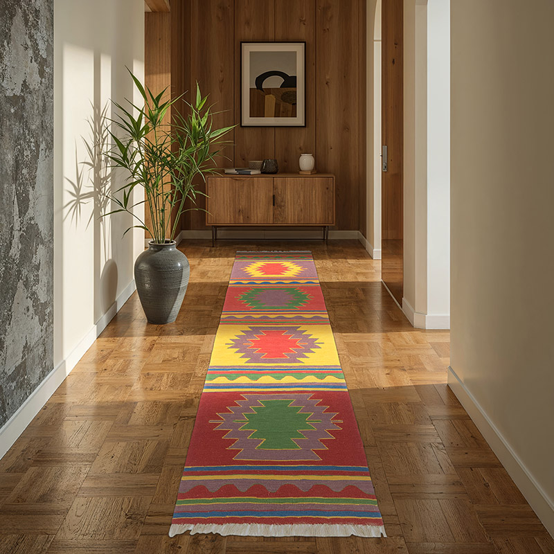 Corredor Nueva Alfombra Turca Kilim - 84 cm x 292 cm - K0080096