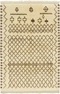 Fas Stili Yeni El Dokuma Tülü - 212 cm x 320 cm