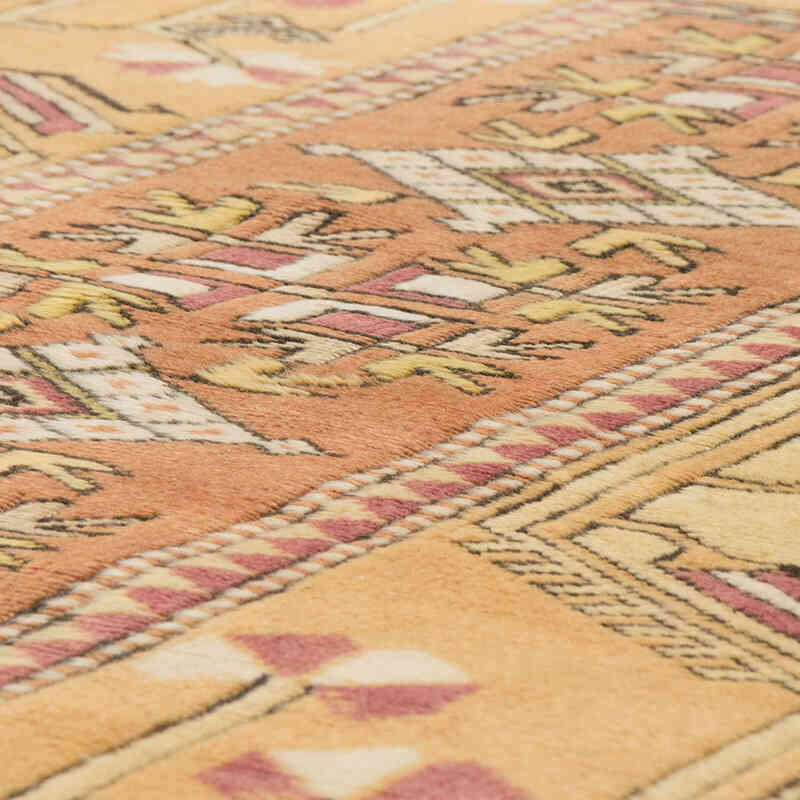El Dokuma Vintage Halı - 94 cm x 140 cm - K0080099