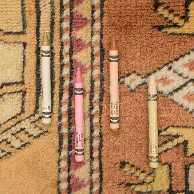 El Dokuma Vintage Halı - 94 cm x 140 cm - K0080099