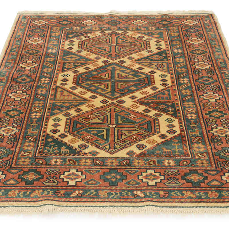 Vintage Turkish Hand-Knotted Rug - 3' 5" x 4' 9" (41" x 57") - K0080100