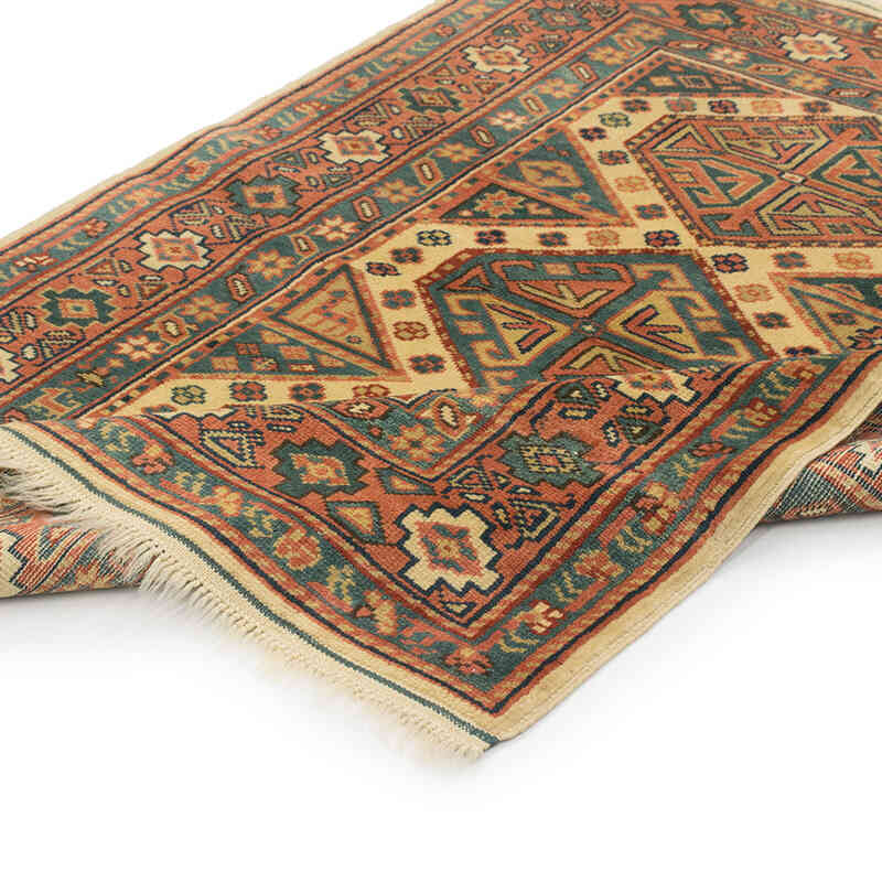 Vintage Turkish Hand-Knotted Rug - 3' 5" x 4' 9" (41" x 57") - K0080100