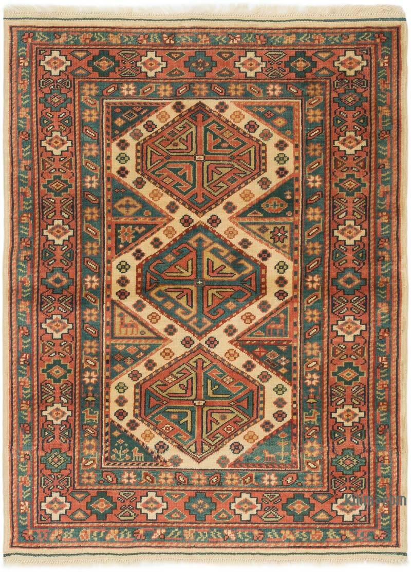 Vintage Turkish Hand-Knotted Rug - 3' 5" x 4' 9" (41" x 57") - K0080100