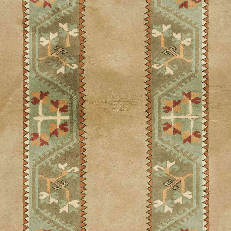 Alfombra Vintage Turca Anudada a Mano - 122 cm x 194 cm - K0080101
