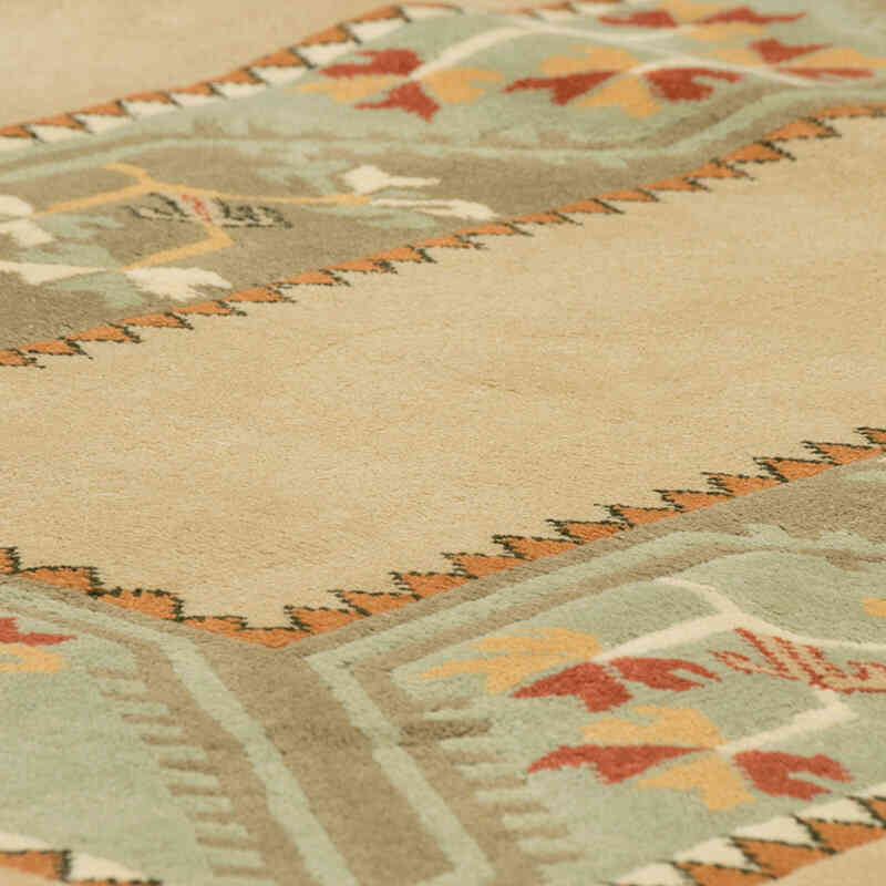 Alfombra Vintage Turca Anudada a Mano - 122 cm x 194 cm - K0080101